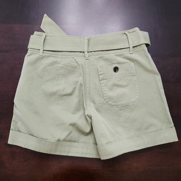 NWT Sezane Short Marcus Kaki Clair Size 38 - US 6 - Picture 5 of 7